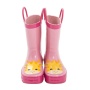 Wholesale Customized Kids Cute Rubber Rain Boots With Prints Rubber Wellington Rain Shoes With Handle