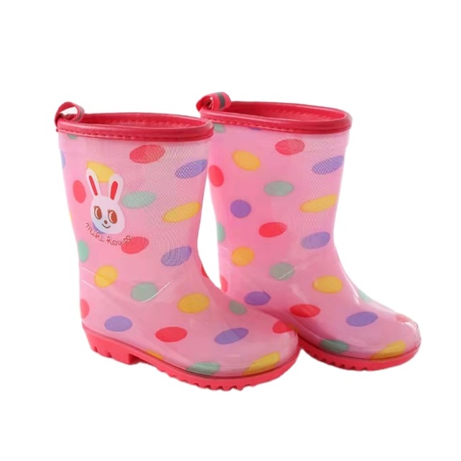 Customized Anti Slip And Waterproof Light Weight Kids Rain Boots PVC Rain Boots