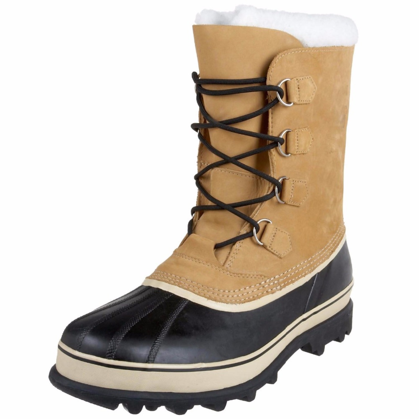 2020 Ladies Rubber Sole Leather Waterproof Snow Boots