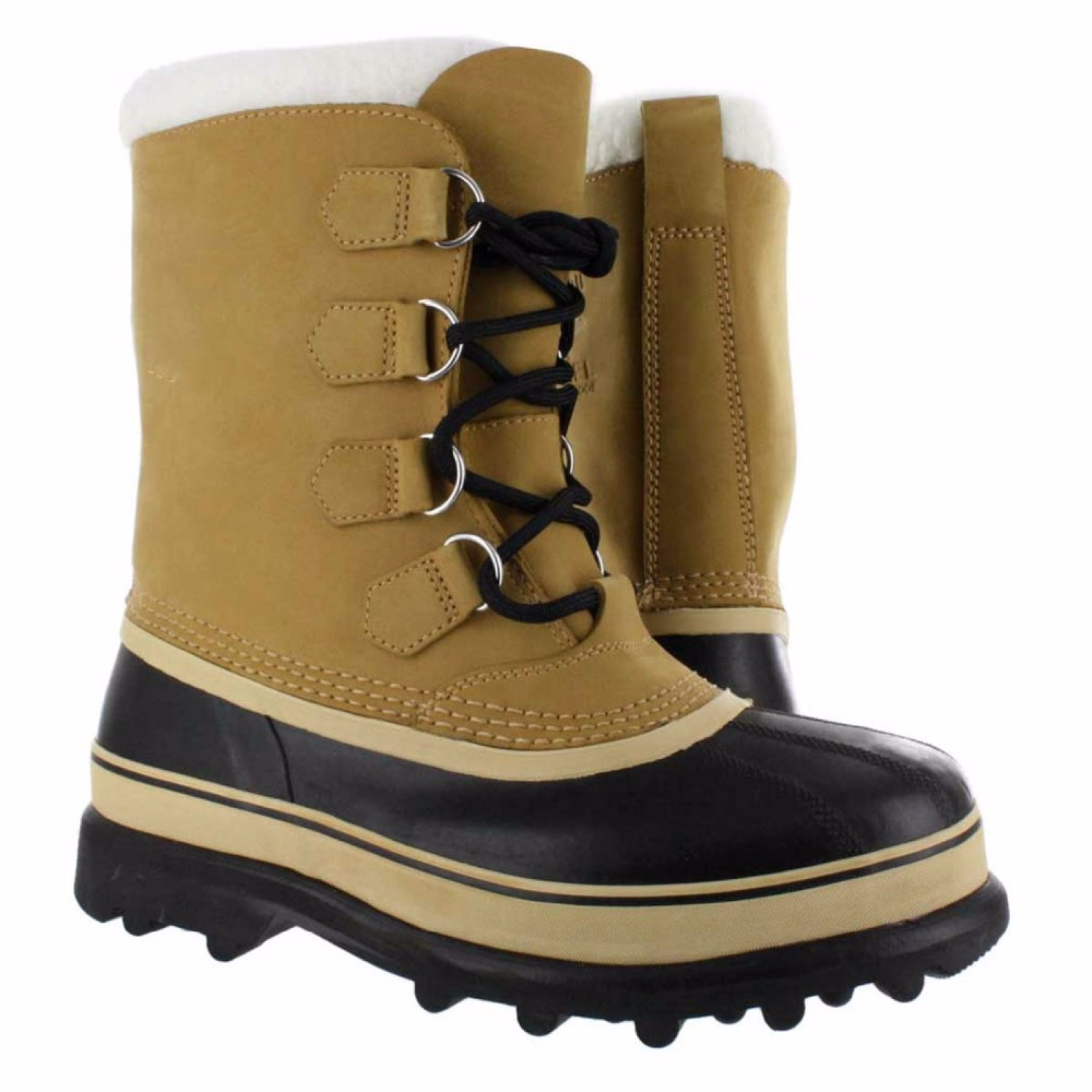 2020 Ladies Rubber Sole Leather Waterproof Snow Boots