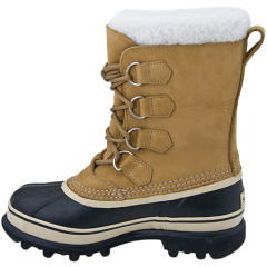 2020 Ladies Rubber Sole Leather Waterproof Snow Boots