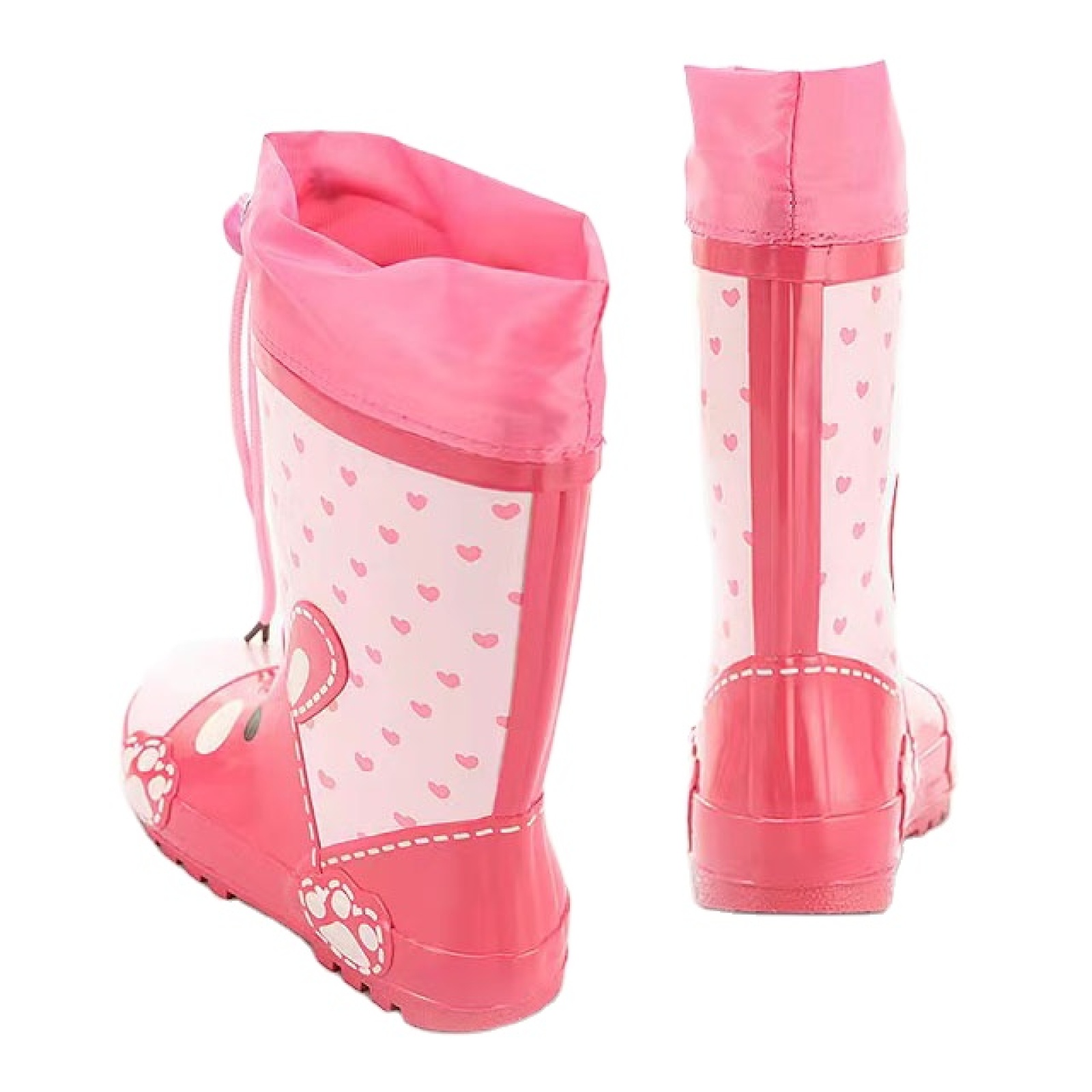 Hot Sale New Fashion Natural Rubber Boots Kids Wellies Waterproof Children Rain Boots With Prints