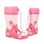 Hot Sale New Fashion Natural Rubber Boots Kids Wellies Waterproof Children Rain Boots With Prints