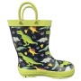 Hot Sale Fashion Design Rubber Boots Kids Wellies Waterproof Children Rain Boots with Handles