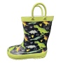 Hot Sale Fashion Design Rubber Boots Kids Wellies Waterproof Children Rain Boots with Handles