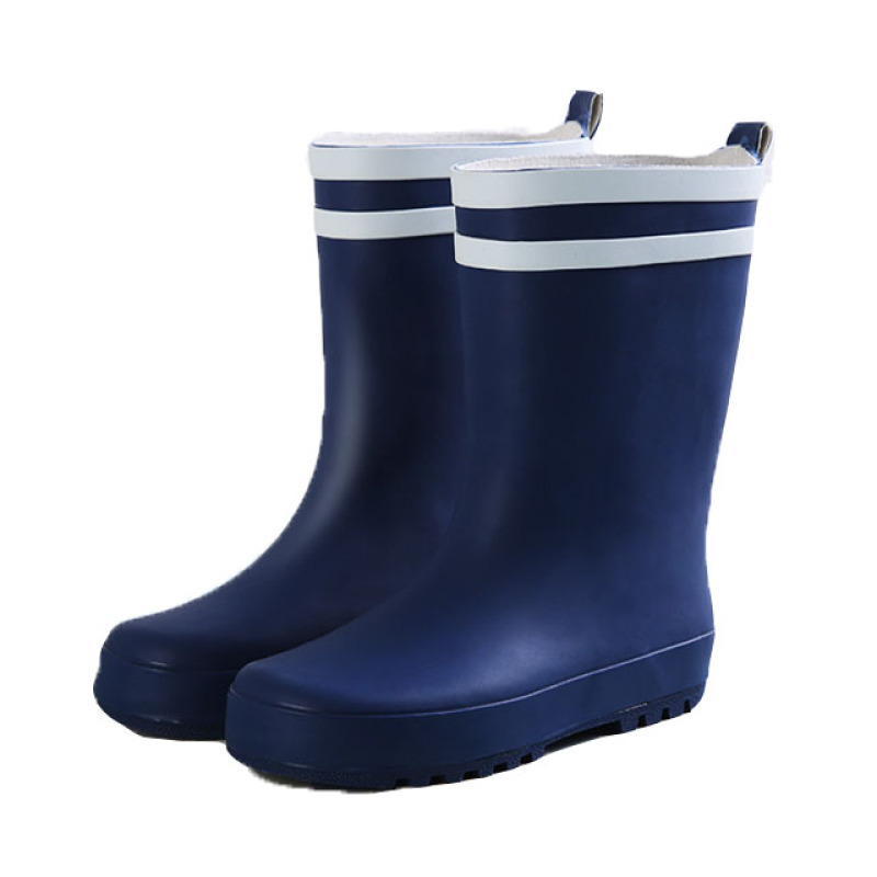 Wholesale Custom Blue Kids Rubber Wellington Gum Boots Children Wellies Rain Boots for Kids
