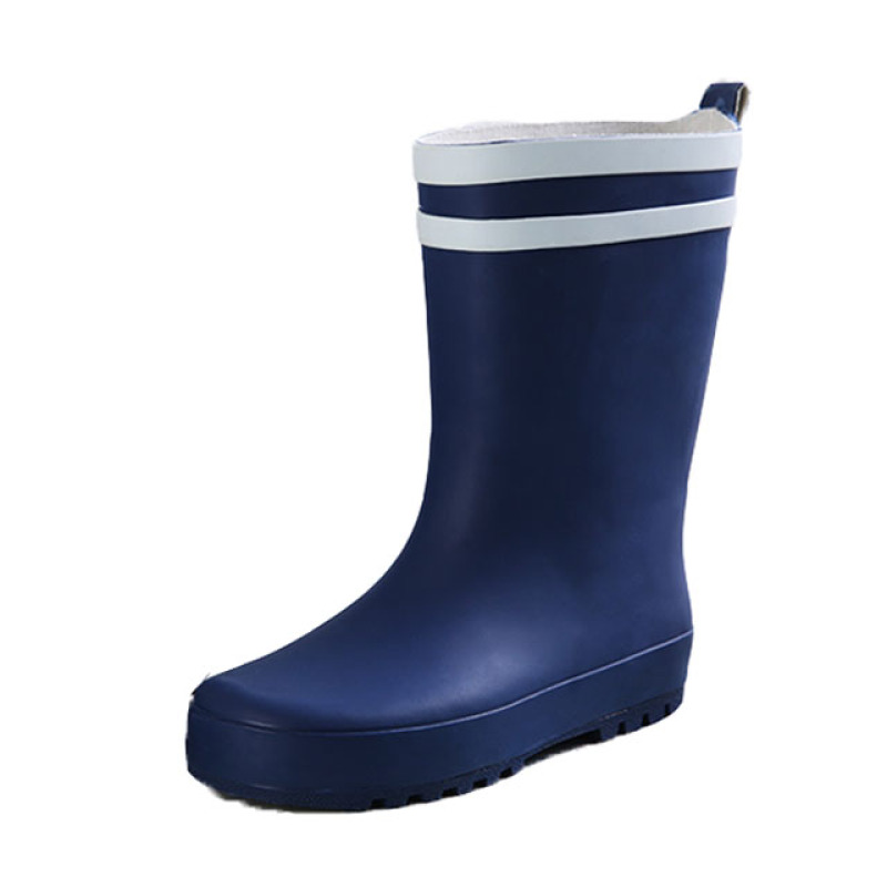 Wholesale Custom Blue Kids Rubber Wellington Gum Boots Children Wellies Rain Boots for Kids