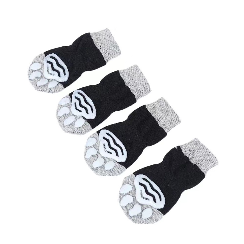 Custom Wholesale Soft Pet Socks Anti-slip warm Sock For Pets New Design Popular indoor Winter Dog Socks Feet Protector