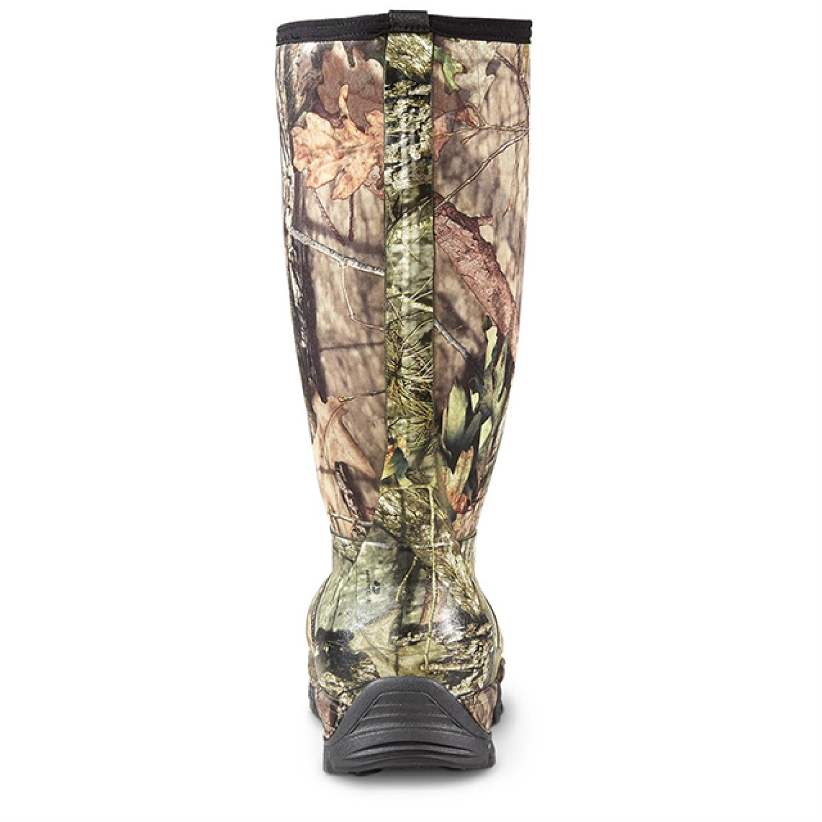 Men's Knee High Outdoor Waterproof Camo Hunting Rubber Boots with Airmesh Lining