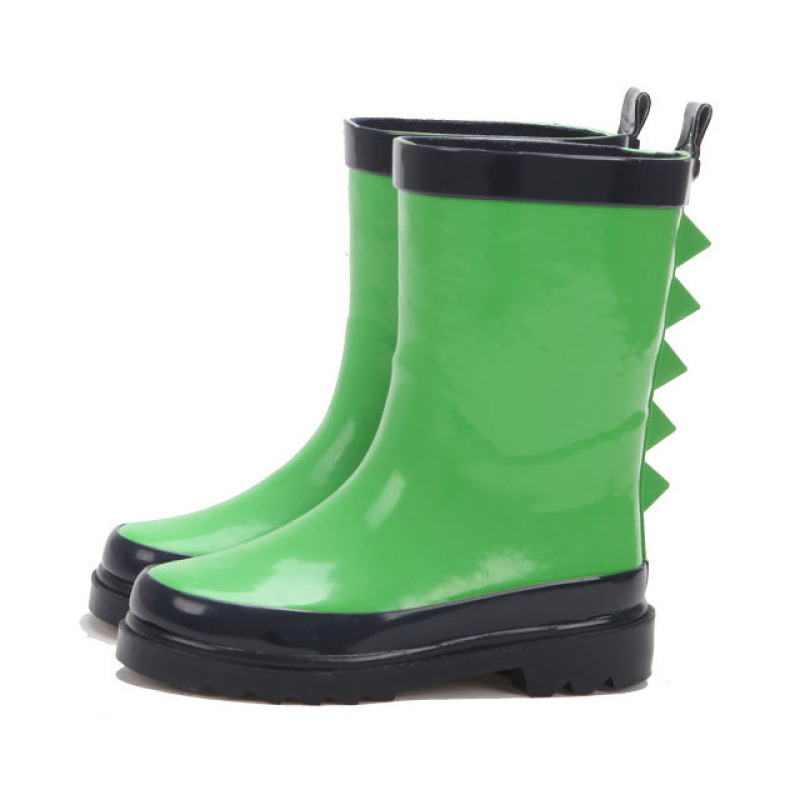Fashion Design Custom Prints Kids Rain Boots Waterproof Portable Rubber Rain Boots Skid-proof Wellies