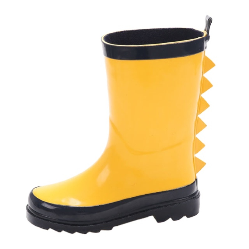 Fashion Design Custom Prints Kids Rain Boots Waterproof Portable Rubber Rain Boots Skid-proof Wellies