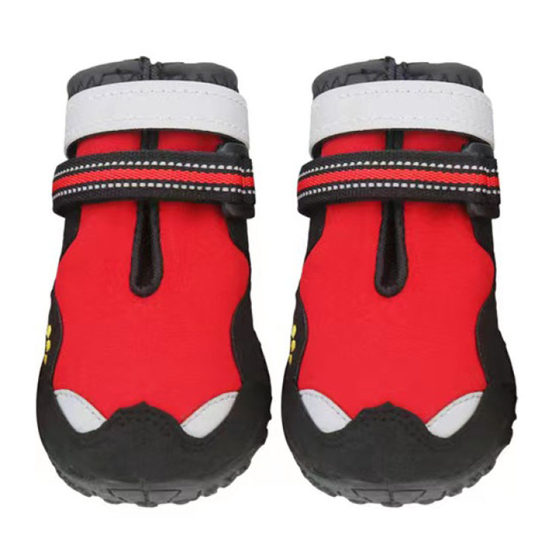Hot Selling Waterproof Dog Boots Dog Outdoor Shoes For Small Medium Large Dogs With Reflective Straps