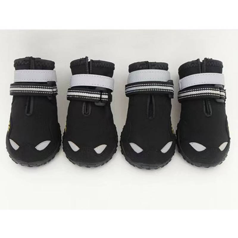 Hot Selling Waterproof Dog Boots Dog Outdoor Shoes For Small Medium Large Dogs With Reflective Straps