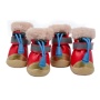 Custom Puppy Footwear Sneakers Wholesale Dog Waterproof Boots Anti-slip Protect Paw Dog Shoes
