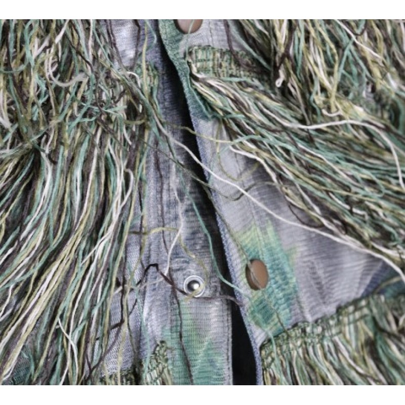 2023  Lightweight and Breathable 3D Woodland camouflage clothing ghillie suit