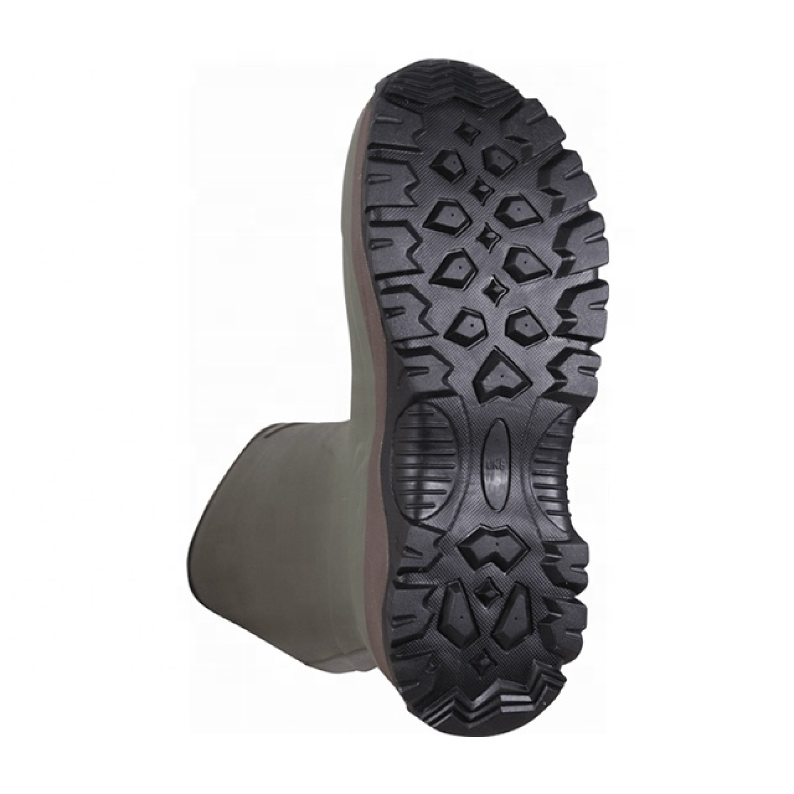 Mens Outdoor Hunting Rubber Wellington Boots with Side Zipper