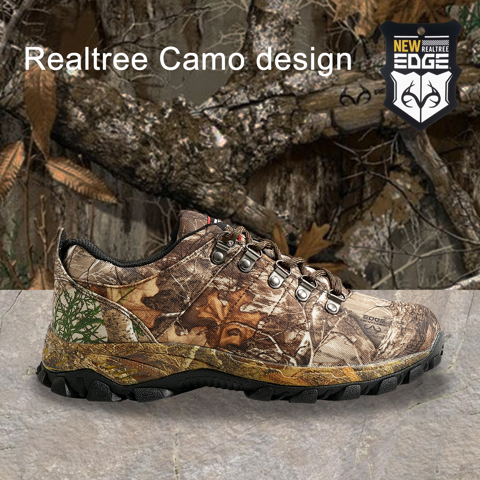 Mens Hunting Boots Wholesale New Styles Waterproof Men Lightweight Hiking Boots Outdoor Walking Boots With Camo Printing