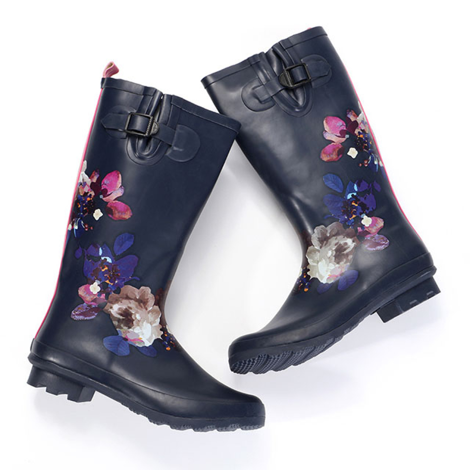 Whosale Tall Wellington Boot Custom Printing Women's Rain Boots Women Rubber Rain Boots