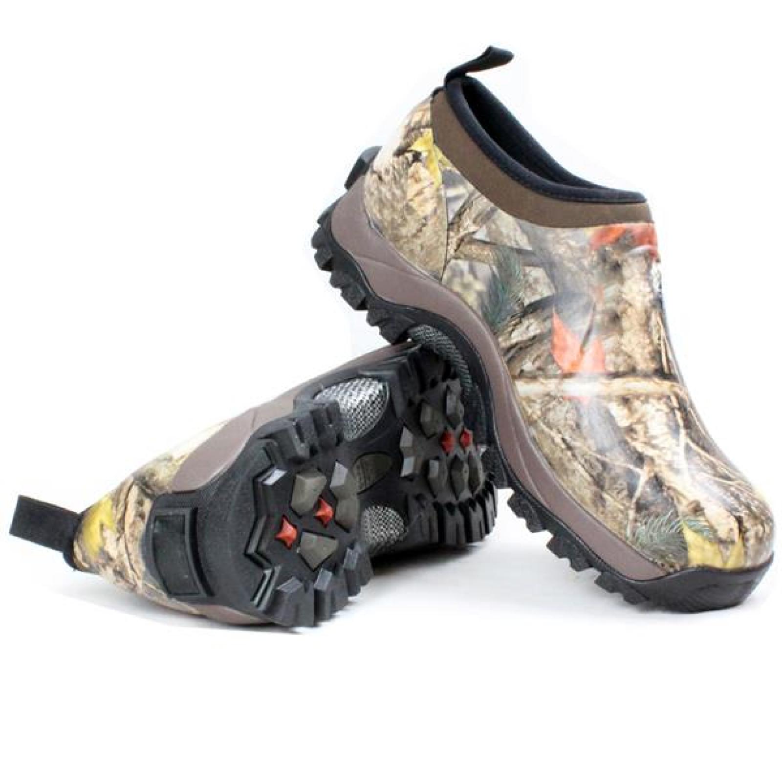 Mens Camo Neoprene Waterproof Gardening Rain Shoes