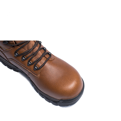 Mens Leather Safety Work Boots