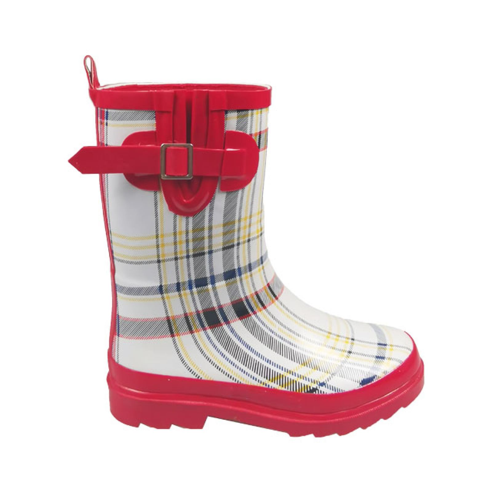 Wholesale Kids Rubber Rain Boots With Adjustable Waterproof Gusset