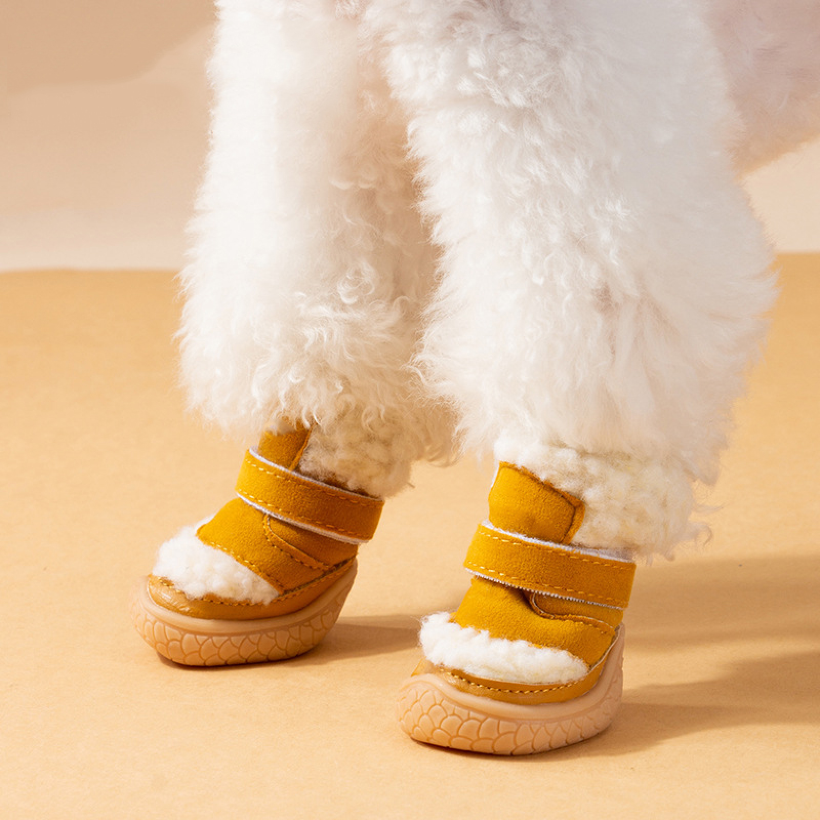 Wholesale  Waterproof Winter Warm Pet  Shoes Candy Color New Design  Winter Dog Shoes