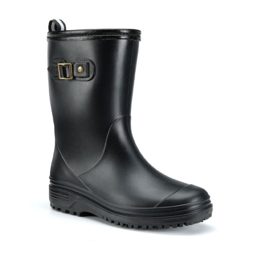 Wholesale New Fashion Waterproof Toddler Black Rubber Kids Wellies Rain Gum Boots for Children