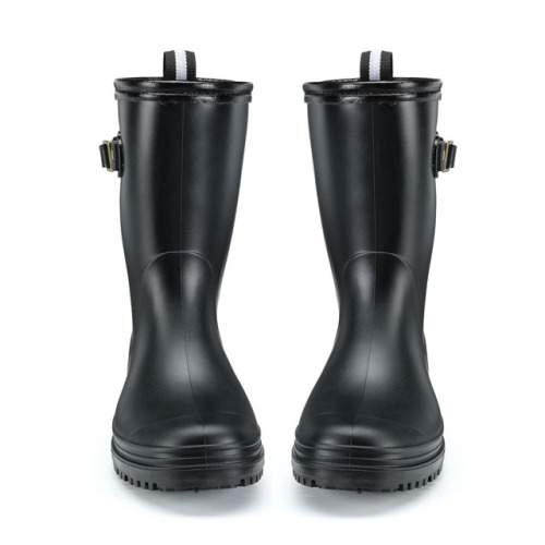 Wholesale New Fashion Waterproof Toddler Black Rubber Kids Wellies Rain Gum Boots for Children
