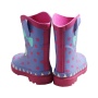 Kids Cute Cartoon Printing Wellies 3D Rubber Rain Boots