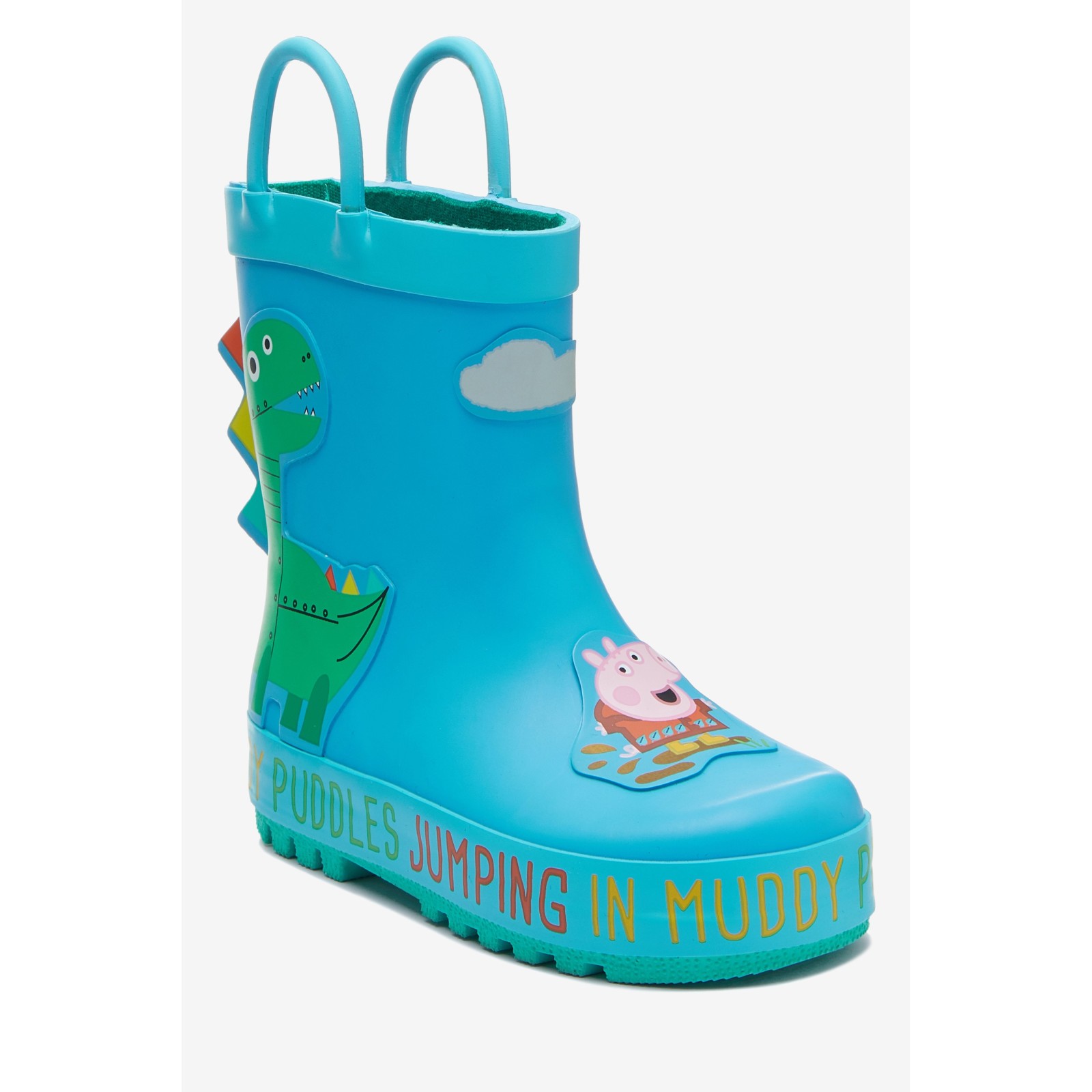 Kids Dinosaurs Rubber Rain Boots Waterproof 3D Wellies