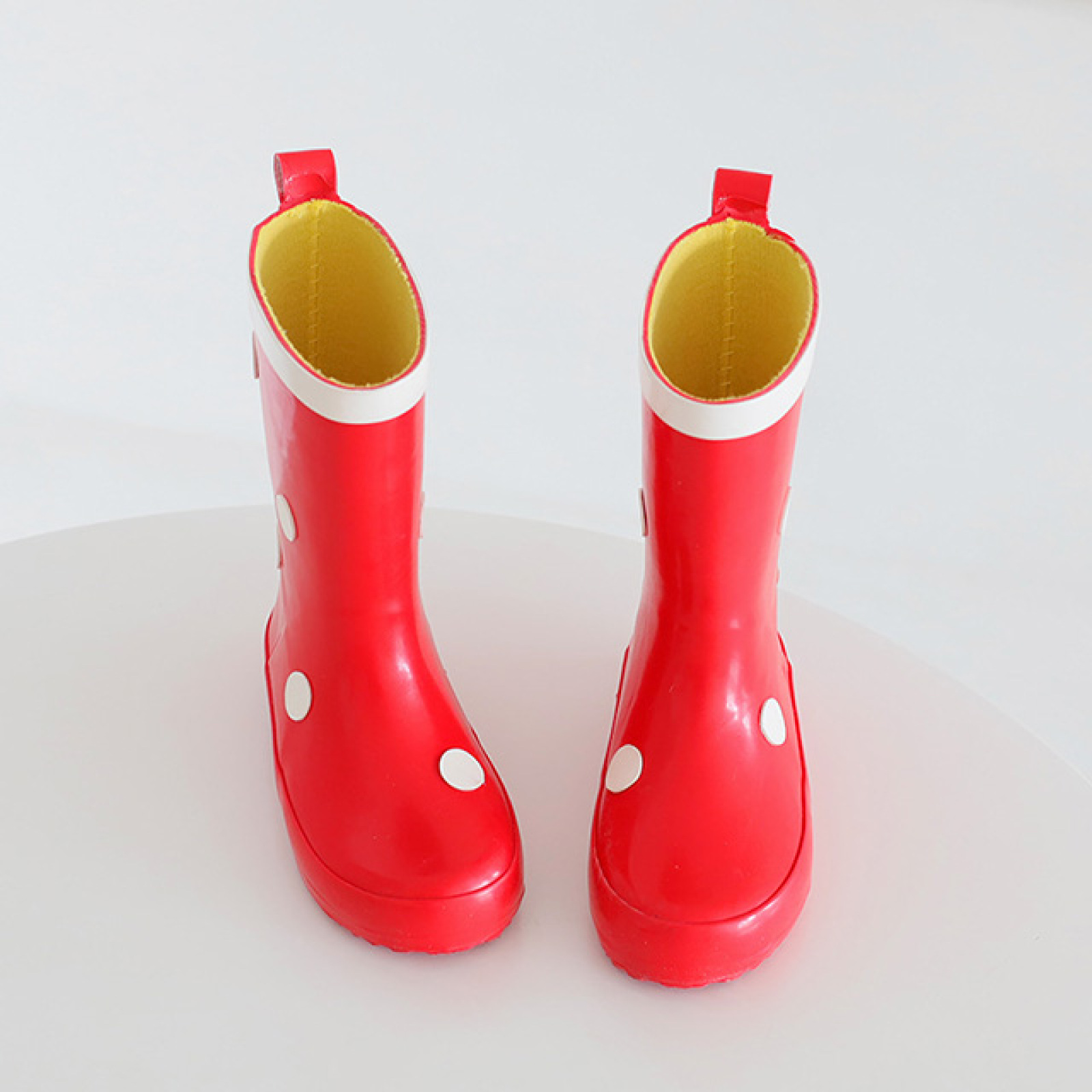 Fashion Children's Rain Boot  With Small Round Point Non Slip Lightweight Rubber Rain Boots