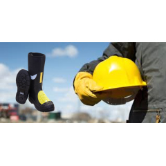 Men's Best Selling Durable Neoprene Rubber Wellington Safety Work Boots