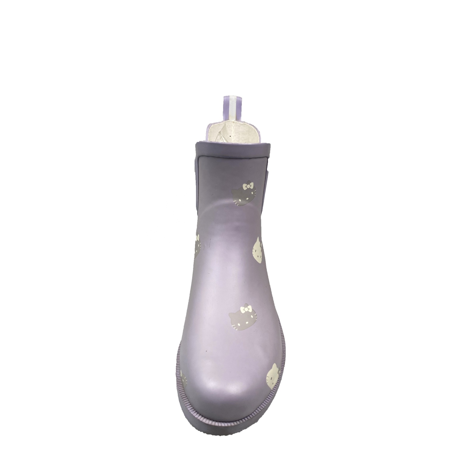 Customized Durable Waterproof Women Rubber Boots Wellington Rain Shoes With Printing