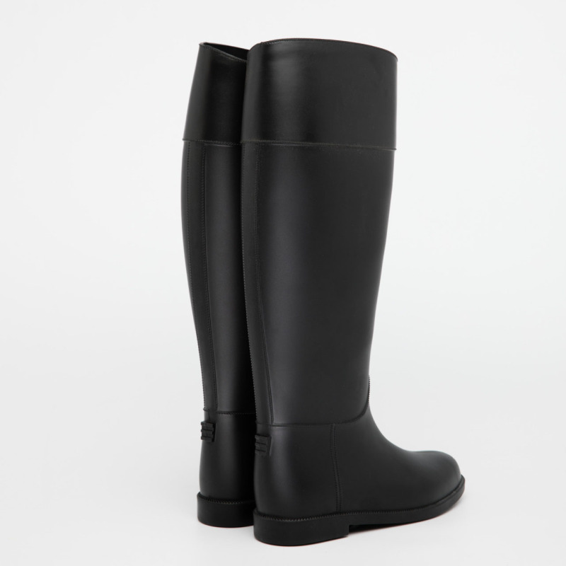 Customized Color PVC Boots  Women Black Rain Boots  Light Knee High Waterproof  Ladies Boots