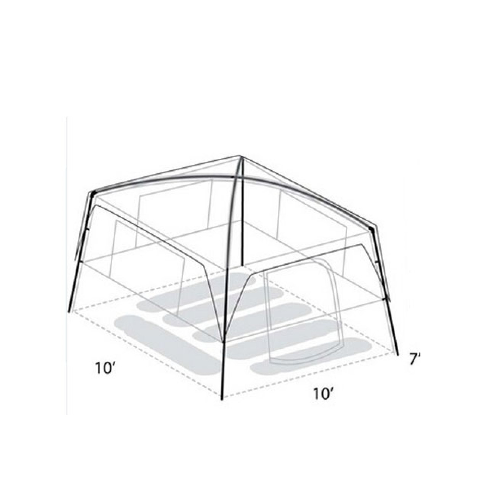 Factory Direct Sale 4 Person Camping Tent