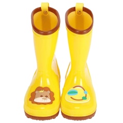 Hot Sale Children Rain Shoes Girls Baby Boys Water Boots Rubber PVC Anti-Slippery Mid-Calf Rain Boot Kids