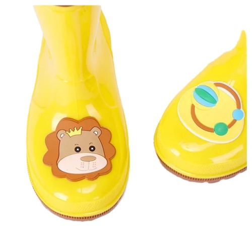 Hot Sale Children Rain Shoes Girls Baby Boys Water Boots Rubber PVC Anti-Slippery Mid-Calf Rain Boot Kids