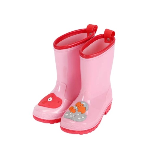 Hot Sale Children Rain Shoes Girls Baby Boys Water Boots Rubber PVC Anti-Slippery Mid-Calf Rain Boot Kids