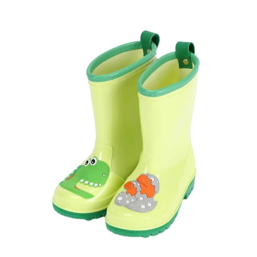 Hot Sale Children Rain Shoes Girls Baby Boys Water Boots Rubber PVC Anti-Slippery Mid-Calf Rain Boot Kids