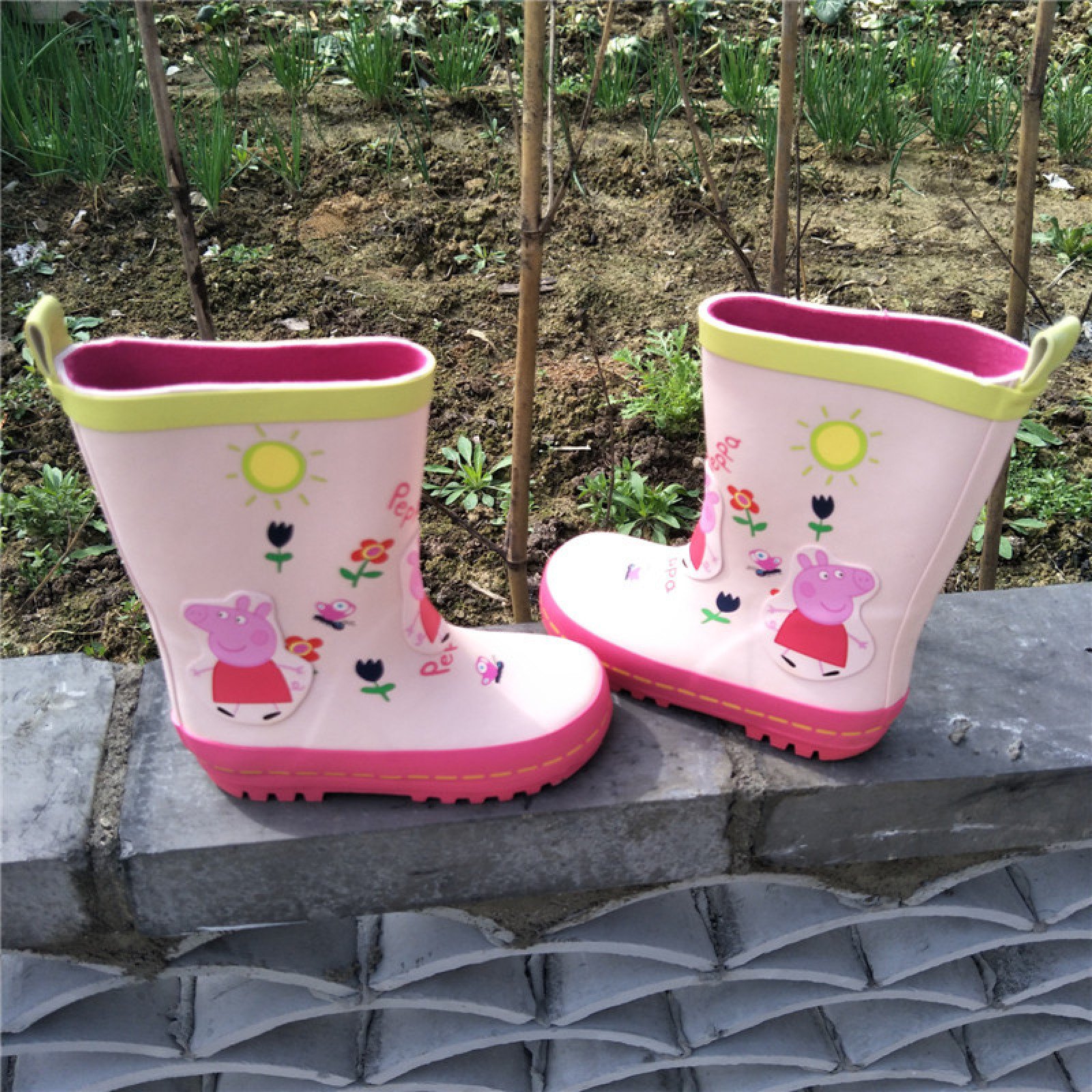 Children's Rain Boots Cartoon Rain Boots Waterproof Baby Rain Boots Fashion Rubber Shoes