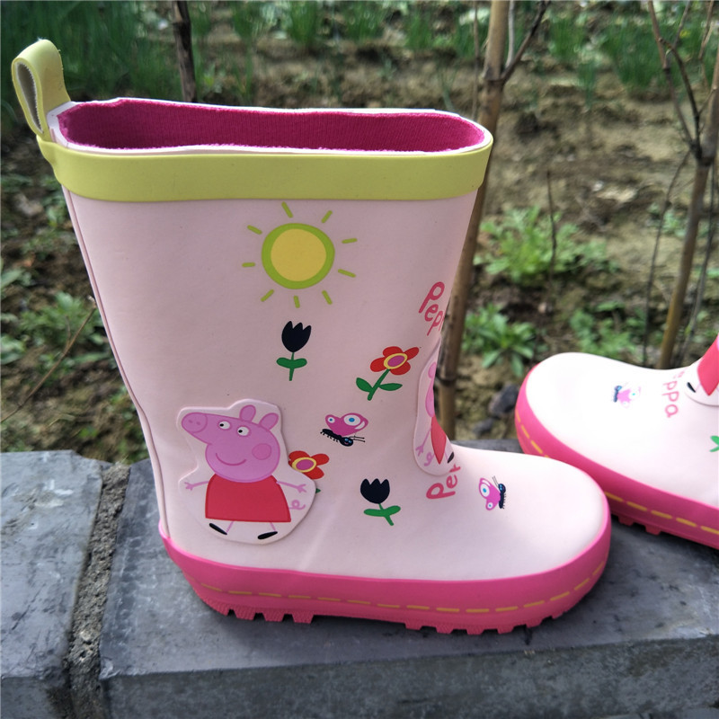 Children's Rain Boots Cartoon Rain Boots Waterproof Baby Rain Boots Fashion Rubber Shoes