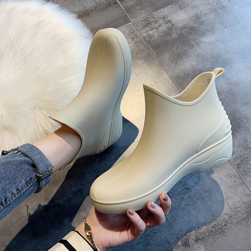 Chelsea Boots Manufacturer Wholesale Fashion Low Cut Women's PVC Water Rain Boots