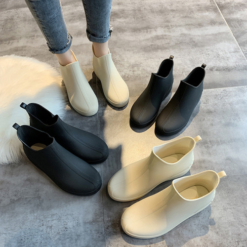Chelsea Boots Manufacturer Wholesale Fashion Low Cut Women's PVC Water Rain Boots