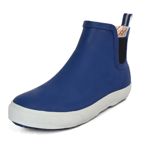 Chelsea Boots Men's Low Top Fashion Waterproof Anti-slip and Wear-resistant Rubber Rain Boots