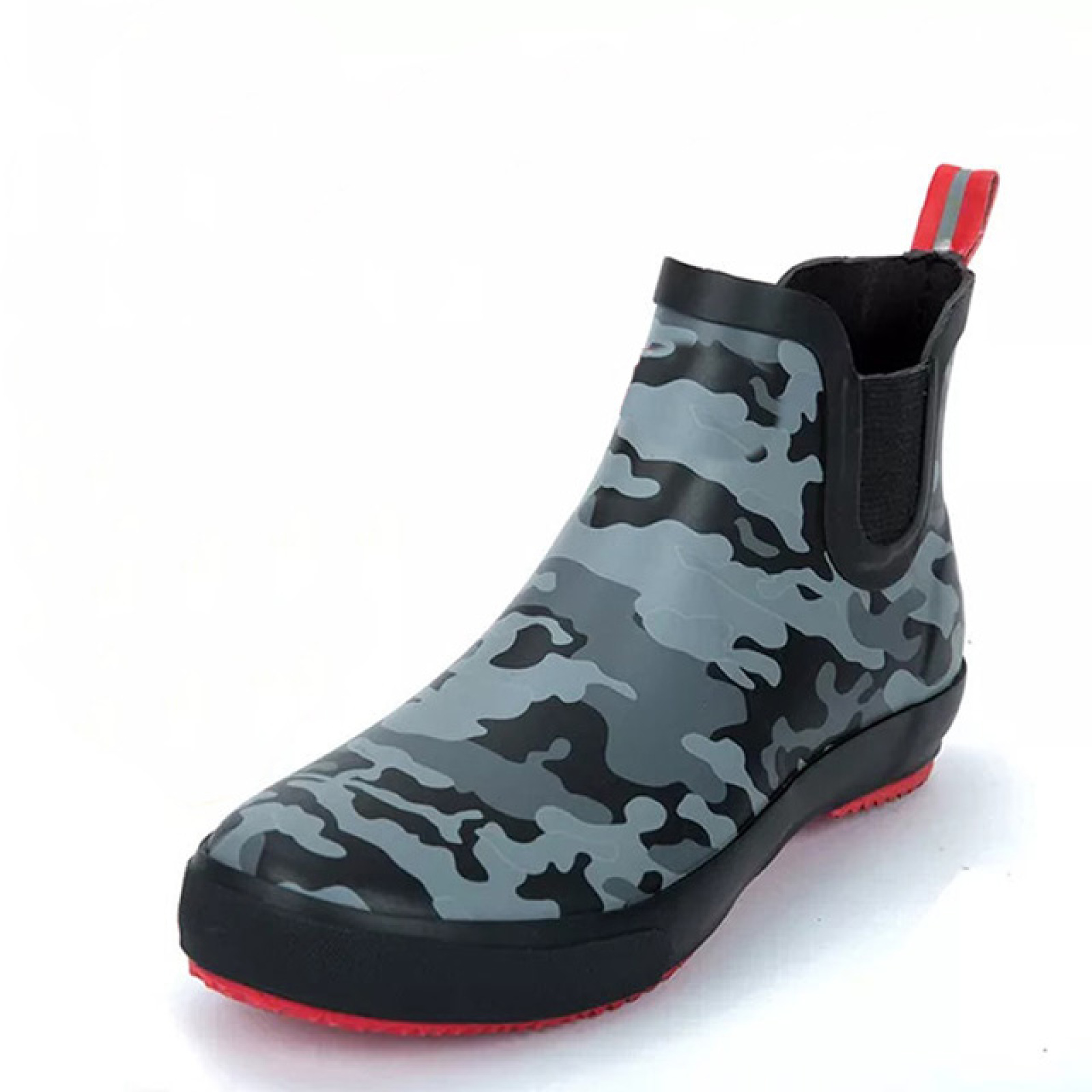Chelsea Boots Men's Low Top Fashion Waterproof Anti-slip and Wear-resistant Rubber Rain Boots