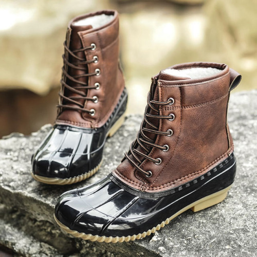 Wholesales Hot Selling Ladies Fashion Winter Duck Boot With Waterproof Effect