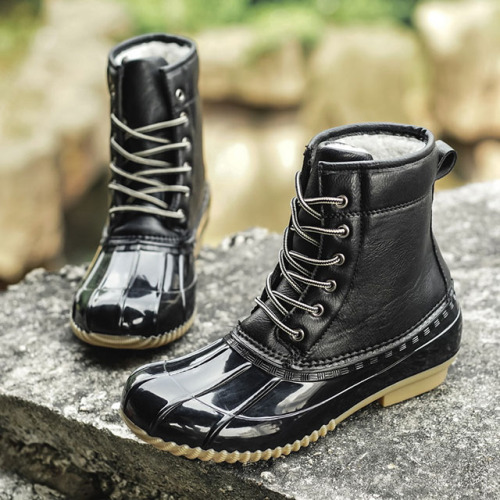 Wholesales Hot Selling Ladies Fashion Winter Duck Boot With Waterproof Effect