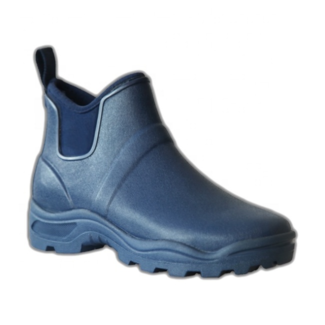 Womens Ankle High Waterproof Rubber Rain Boots Garden Boots