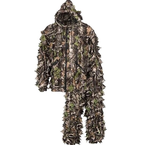 Durable Hunting Shooting Leafy Camo Ghillie Suits Customized Wholesale