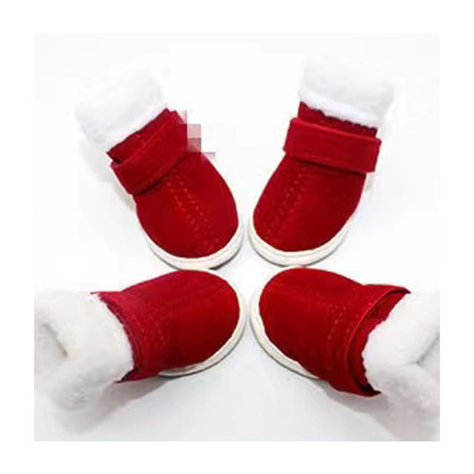 Wholesale Winter Warm Pet Shoes Soft Cotton Dogs Snow Boots Non-Slip Bottom Puppy Dog Shoes